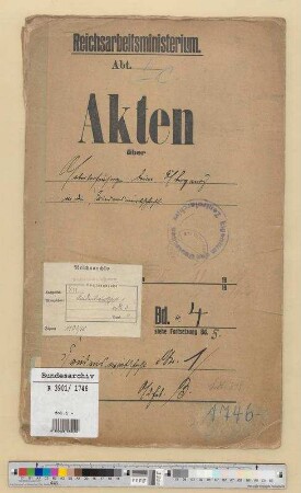 Die Arbeiterfürsorge beim Übergang in die Friedenswirtschaft: Bd. 4