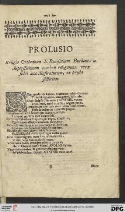 Prolusio