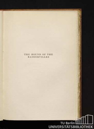The hound of the Baskervilles