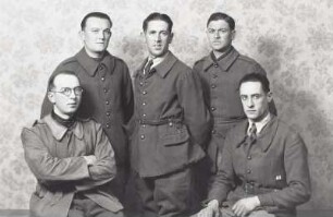 Fünf kriegsgefangene Franzosen (Gruppe Köhler)