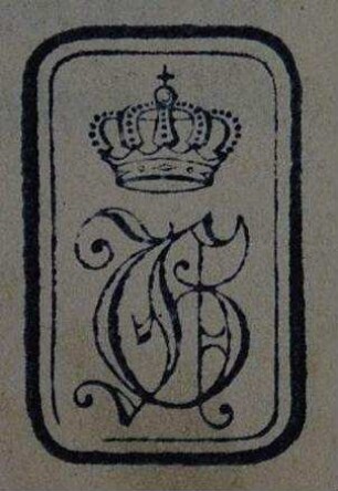 Johann Georg, Sachsen, Herzog / Stempel mit Monogramm