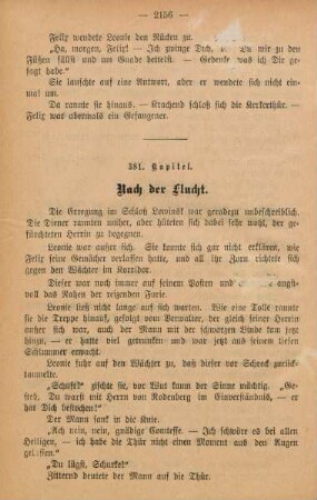 381. Kapitel. Nach der Flucht