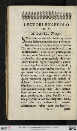 Praefatio de scopo