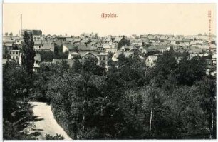 Apolda. Blick auf Apolda