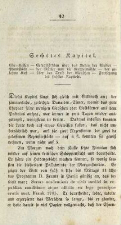 Sechstes Kapitel. Ehe-Keifen ...