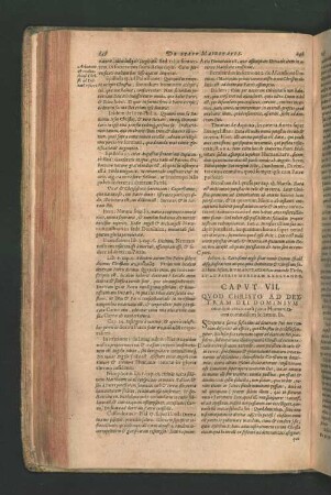CAPUT VII. QUOD CHRISTO AD DEXTRAM DEI DOMINIUM omnium creaturorum juxta Humanitatem cimmissus & datum sit.