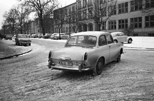 Autofahren im Winter.