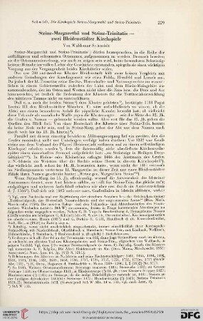 65: Strinz-Margarethä und Strinz-Trinitatis – zwei Bleidenstädter Kirchspiele