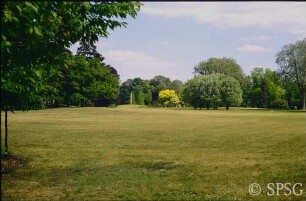Potsdam, Park Sanssouci, Park Charlottenhof, Parkansicht.