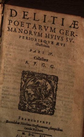 Delitiae Poetarum Germanorum Huius Superiorisque Aevi illustrium, 4