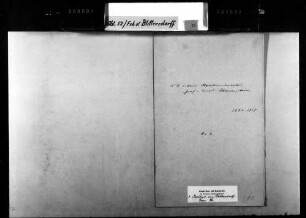 Korrespondenz des Freiherrn von Blittersdorf mit dem österreichischen Staatsminister Graf von Buol-Schauenstein