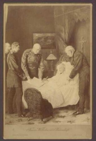 "Kaiser Wilhelms letzte Unterschrift"
