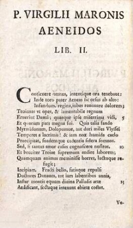 Der Aeneis, eines Heldengedichtes des Publius Virgilius Maro, Zweytes Buch