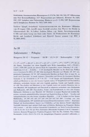 Aa 18. Ambrosiater, Pelagius