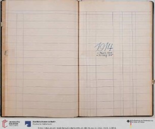 1914 1. April. 1914 - 31.März 1915
