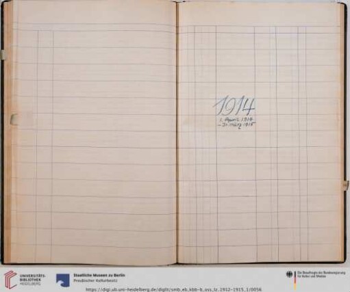 1914 1. April. 1914 - 31.März 1915
