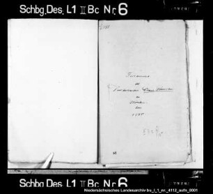 Ansprüche des Claus Bussche auf das Testament des Borchard Bussche, Domdekan zu Minden