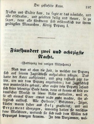 Fünfhundert zwei und achtzigste Nacht