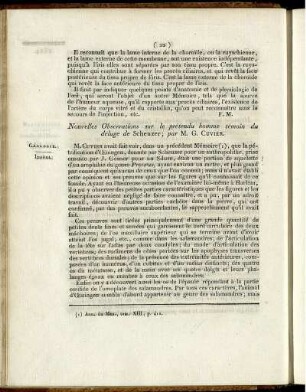 Nouvelles Observations sur le prétendu homme témoin du déluge de Scheuzer