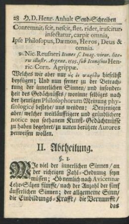 II. Abtheilung.