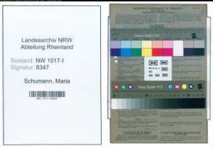 Entnazifizierung Maria Schumann , geb. 12.12.1909 ()