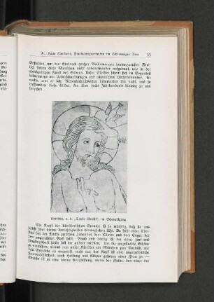 Christus, a. d. "Taufe Christi", im Schwahlgang