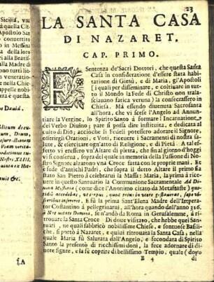 La Santa Casa Di Nazaret.