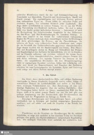 V. Die Sättel
