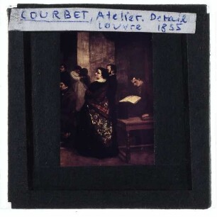 Courbet, Das Atelier des Künstlers (Paris MO RF 2257)