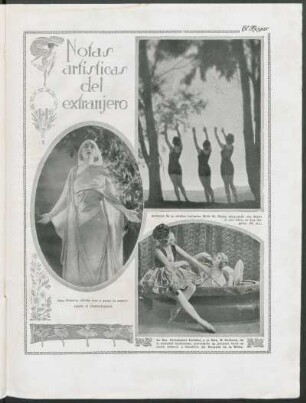 Notas artísticas del extranjero