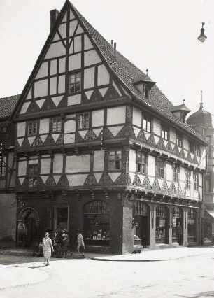 Haldensleben, Kühnsches Haus : Haldensleben. Kühnsches Haus, Holzmarktstraße 9. Eckansicht