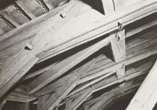 Dachwerk über Mittelbau, Albrechtsburg, Meißen