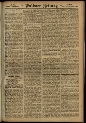 Zweite Ausgabe vom Samstag, den 15. September 1917.