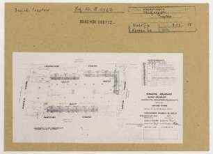 Lageplan Bebauung Adlershof, Objekt 205-207. Berlin, Treptow, Adlershof, Wassermannstraße/Handjerystraße/Radickestraße