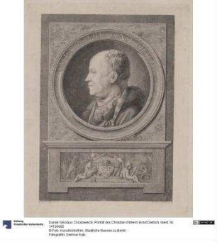 Porträt des Christian Wilhelm Ernst Dietrich