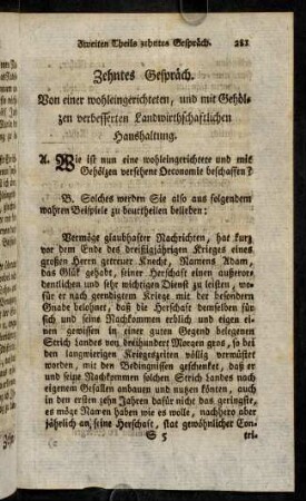 281-297, Zehntes Gespräch