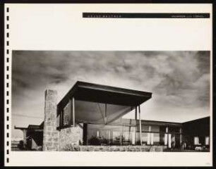 Sammelmappe: Haus Robert Mautner, Massapequa: Perspektivische Ansicht