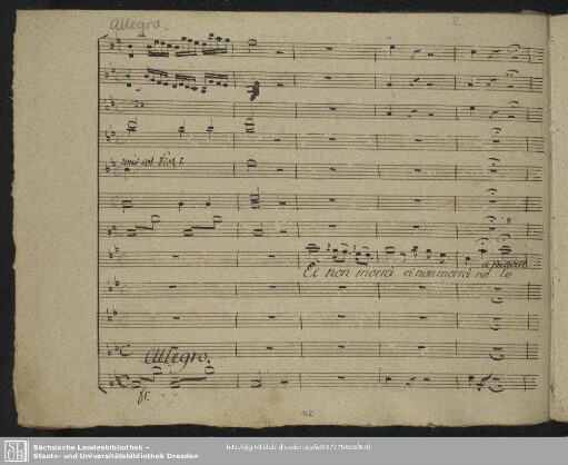 Quartetto: "Ei non morrá"
