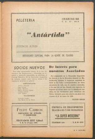 Socios nuevos
