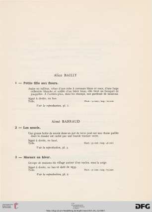 Tableaux Modernes (NR. 1-175)