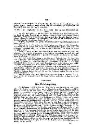 Zur Besoldungsfrage