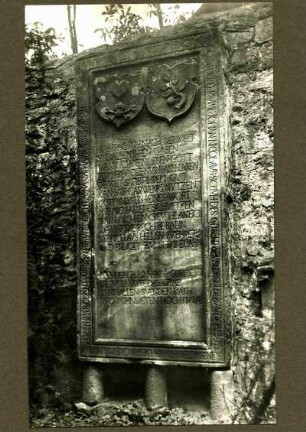 Grabstein des Johan Nicolaus Schuh aus Bad Dürkheim, 1667