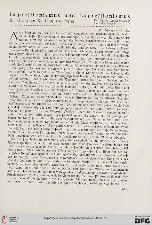 11.1919: Impressionismus und Expressionismus, 3, die neue Stellung zur Natur