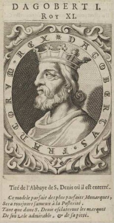 Bildnis des Dagobert I.