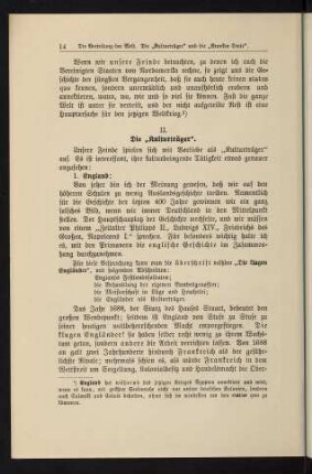 14-31, II. Die "Kulturträger"