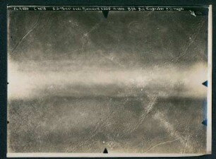 Foto der Stellungen südlich von Riencourt-lès-Cagnicourt zwischen Arras und Cambrai (Luftbild)