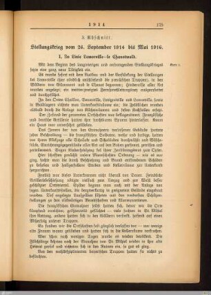 3. Abschnitt: Stellungskrieg