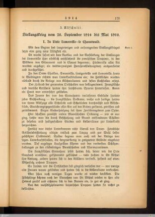 3. Abschnitt: Stellungskrieg