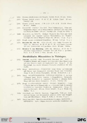 Hersfeldische Münzstätten in Thüringen (Nr. 2472-2481)