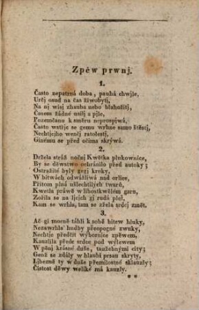 Děwjn : báseň romantickohrdinská w osmnácti zpěwjch. 2, Zpěw X. - XVIII.